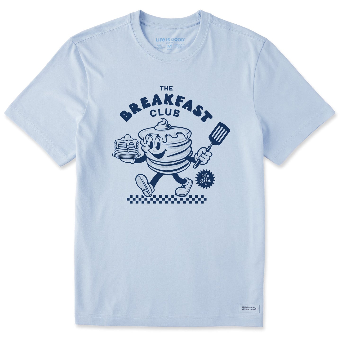 Men's The Breakfast Club Pancakes Short Sleeve Crusher Tee