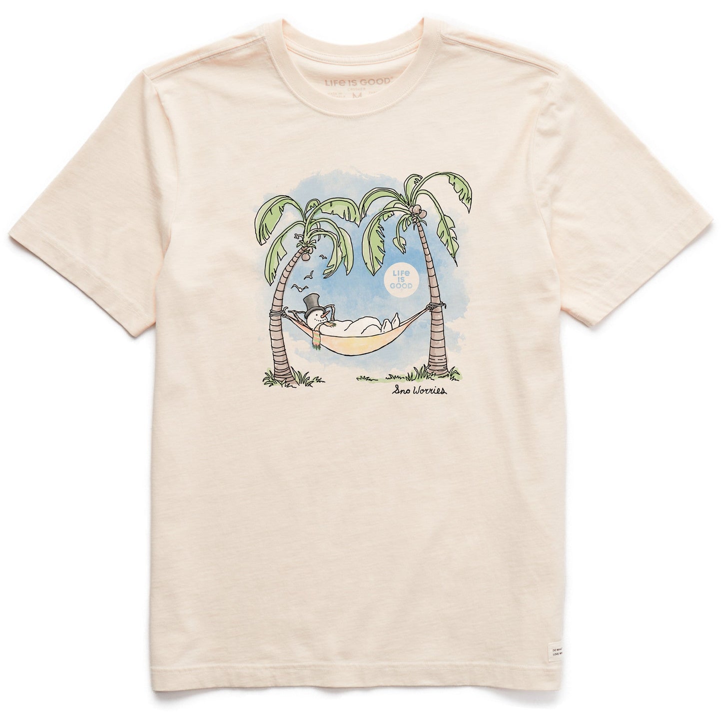 Men's Snow Worries Hammock Short Sleeve Crusher Tee