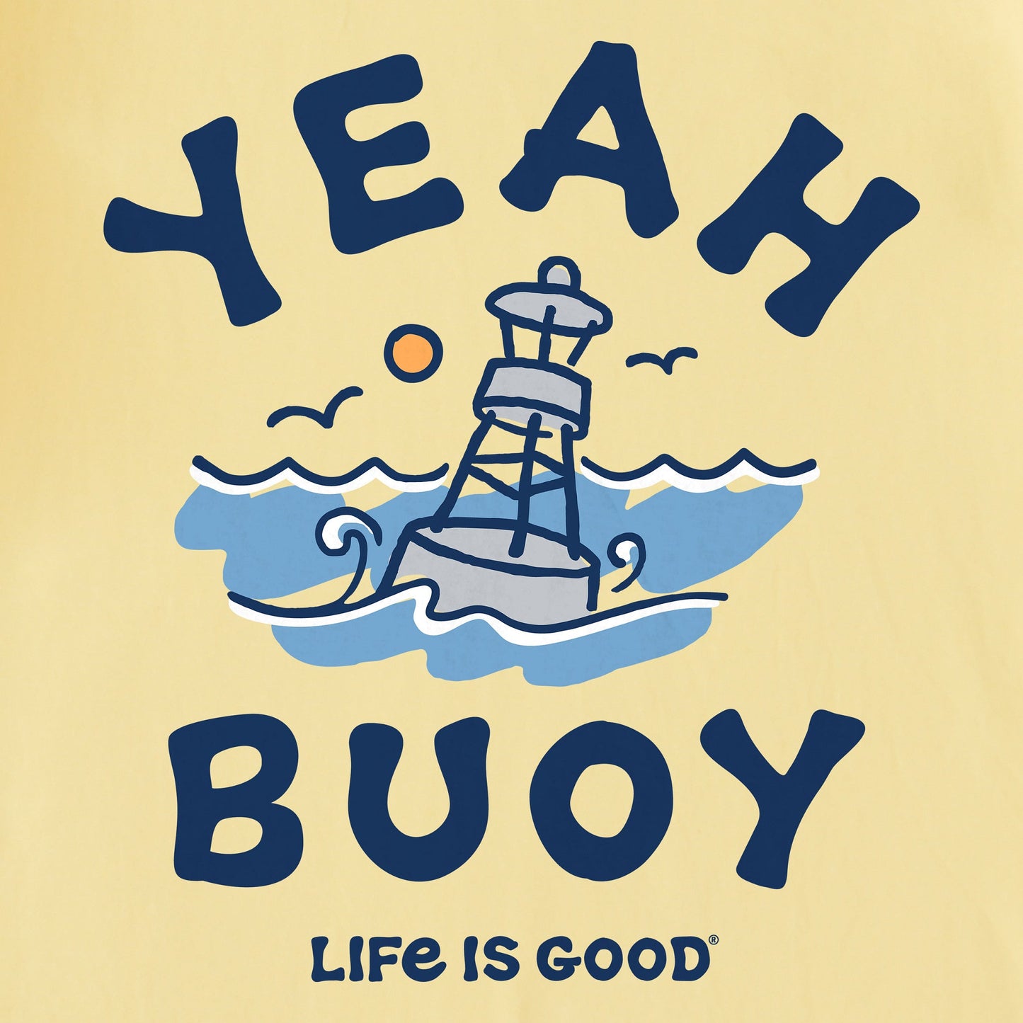 Men's Vintage Yeah Buoy Short Sleeve Crusher Tee