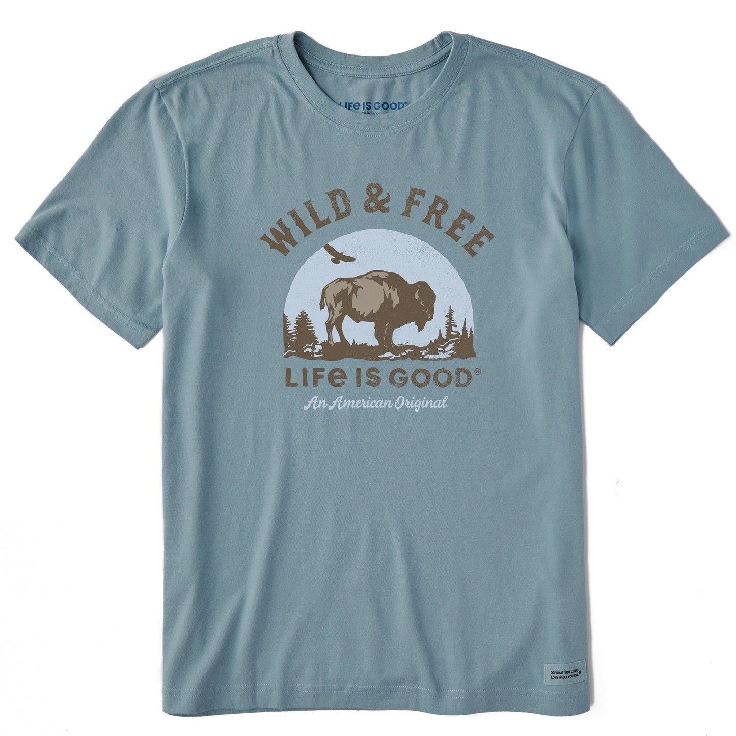 Men's Wild & Free Buffalo Short Sleeve Crusher Tee