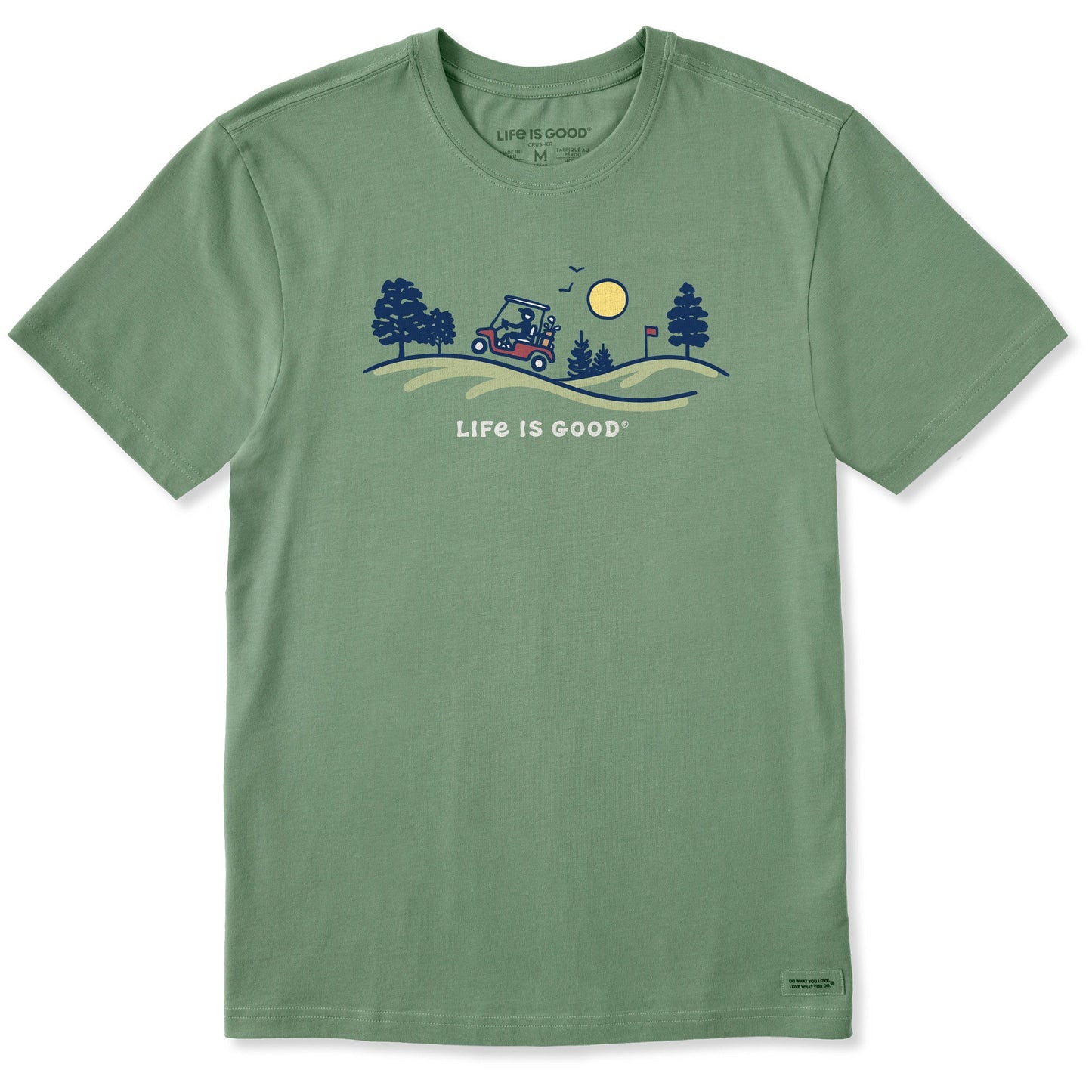 Men's Golf Cart Vista Short Sleeve Crusher Tee