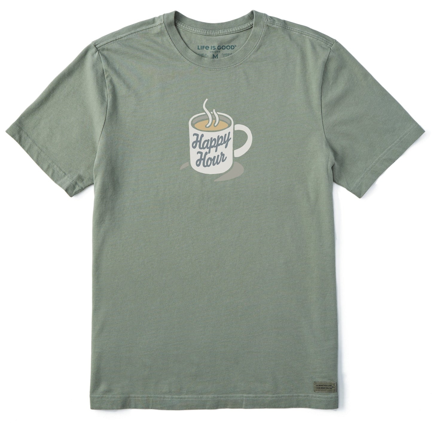 Men's Happy Hour Mug Short Sleeve Crusher Tee