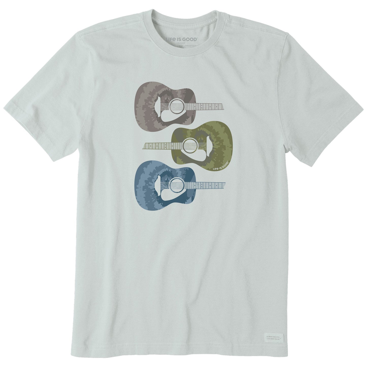 Men's Tie Dye Guitars Short Sleeve Tee