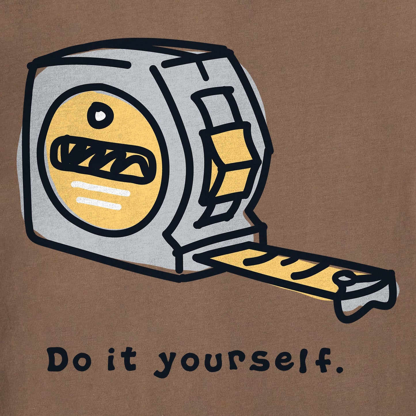 Men's DIY Tape Measure Short Sleeve Crusher Tee