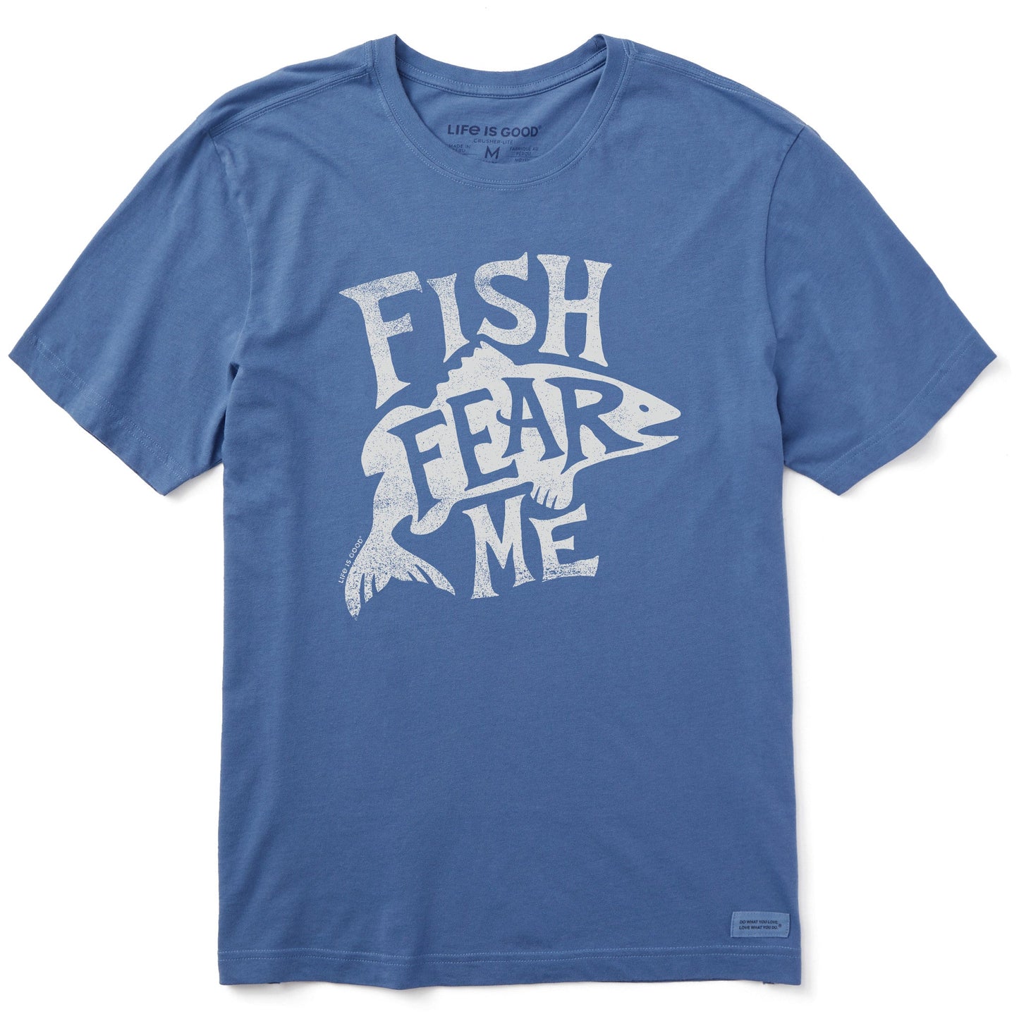 Men's Typeout Fish Fear Me Short Sleeve Crusher Tee