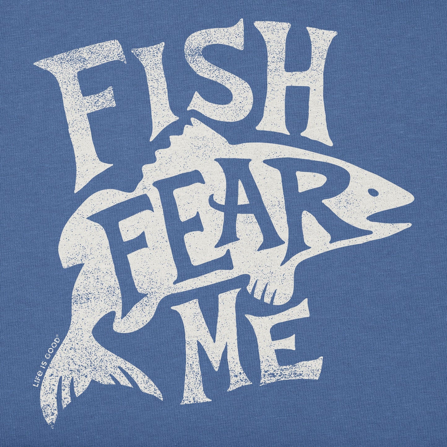 Men's Typeout Fish Fear Me Short Sleeve Crusher Tee