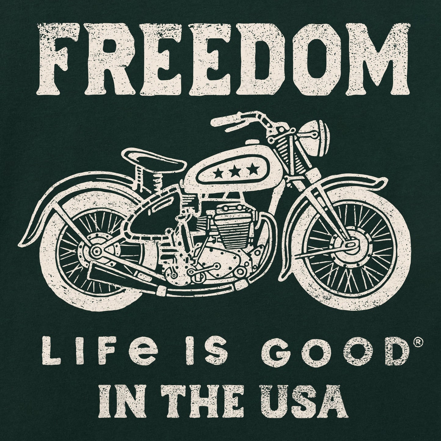 Men's Freedom Motorcycle Short Sleeve Tee