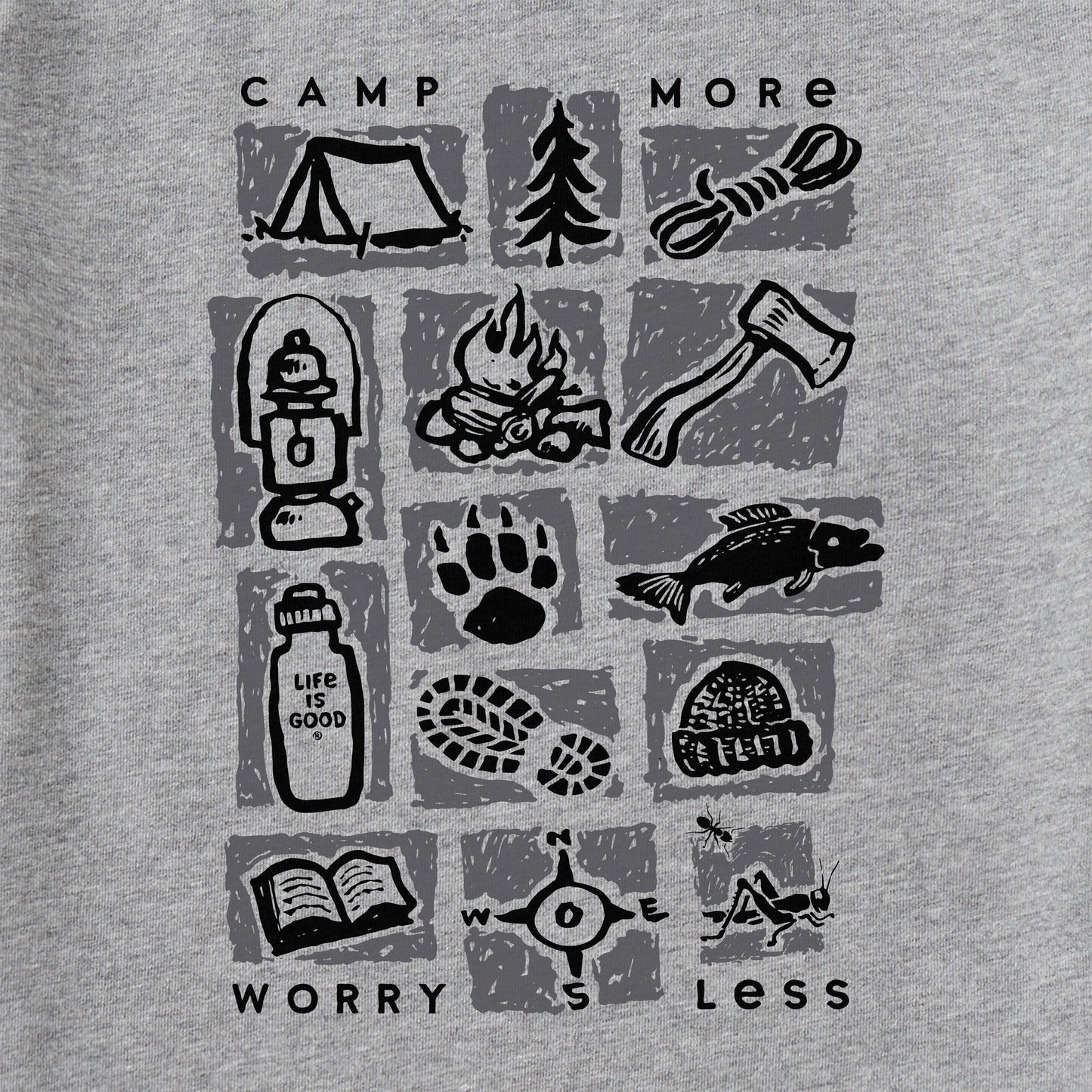Men's Camp More Long Sleeve Crusher Tee