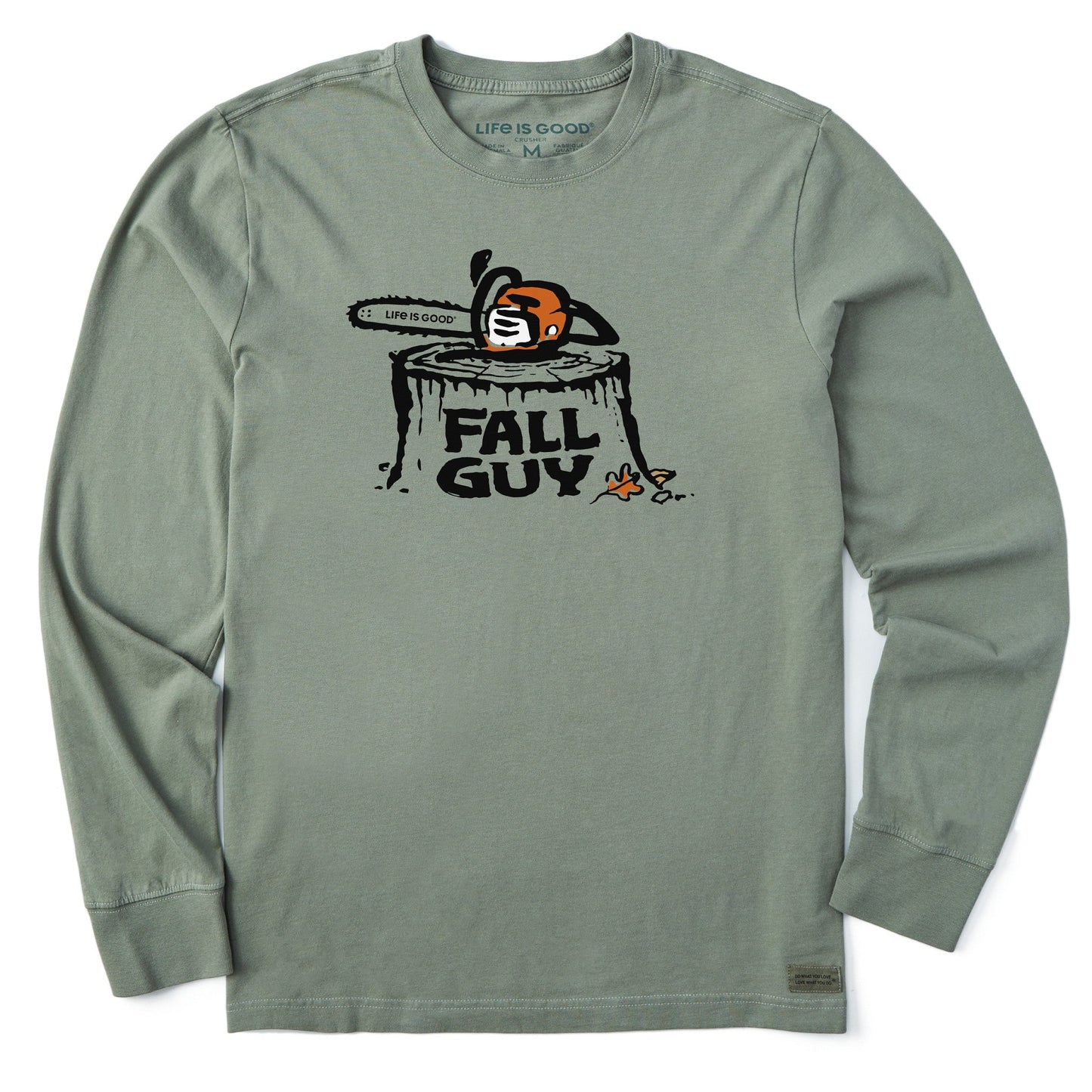 Men's Fall Guy Saw Long Sleeve Crusher Tee