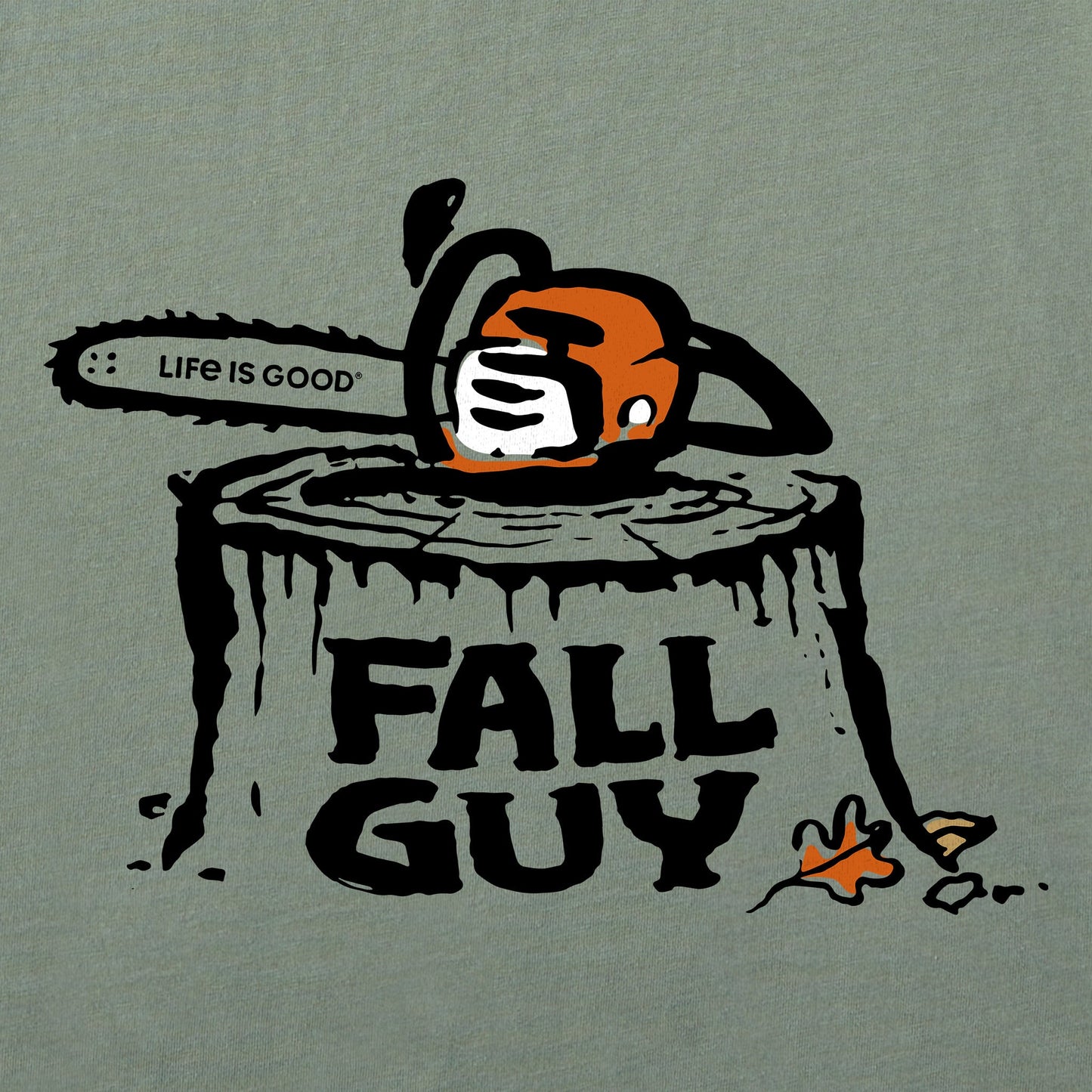 Men's Fall Guy Saw Long Sleeve Crusher Tee