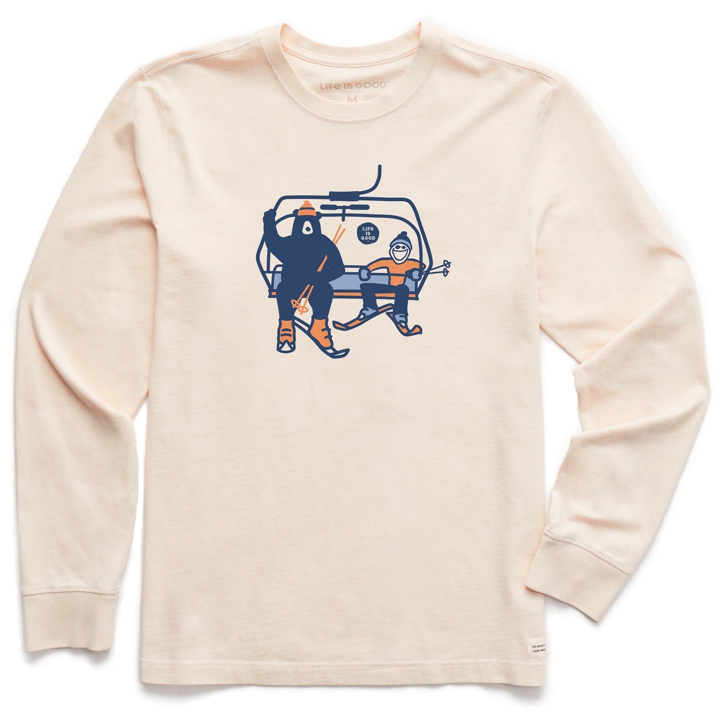 Men's Jake Bear Ski Lift Long Sleeve Crusher Tee