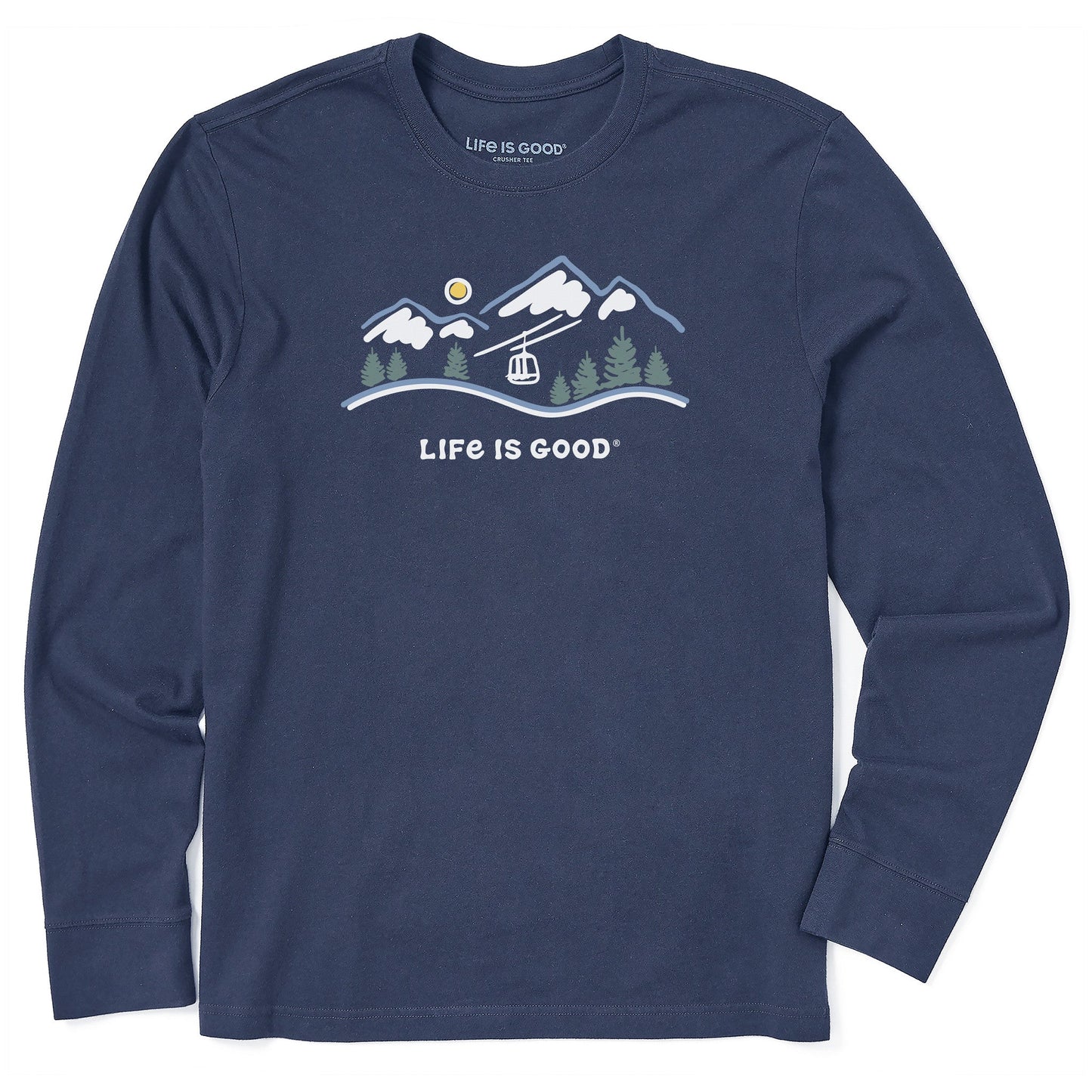 Men's Ski Lift Vista Long Sleeve Crusher Tee