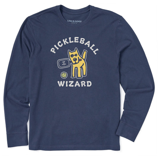 Men's Rocket Pickleball Wizard Long Sleeve Crusher Tee