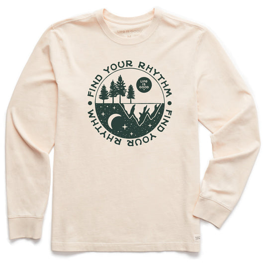 Men's Find Your Rhythm in Nature Long Sleeve Crusher Tee