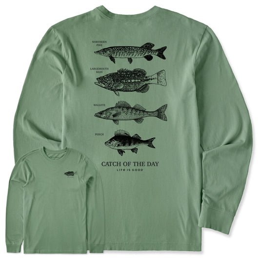 Men's Freshwater Catch of the Day Long Sleeve Crusher Tee