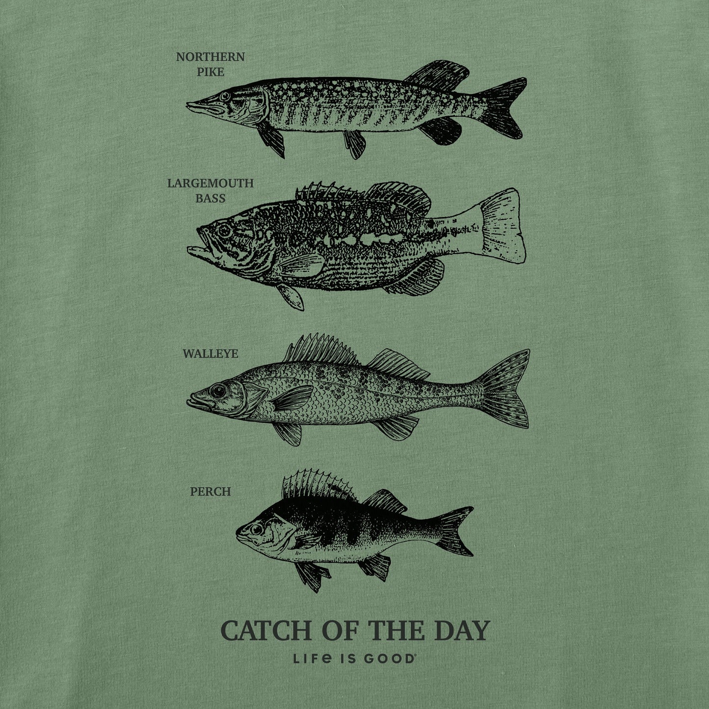 Men's Freshwater Catch of the Day Long Sleeve Crusher Tee