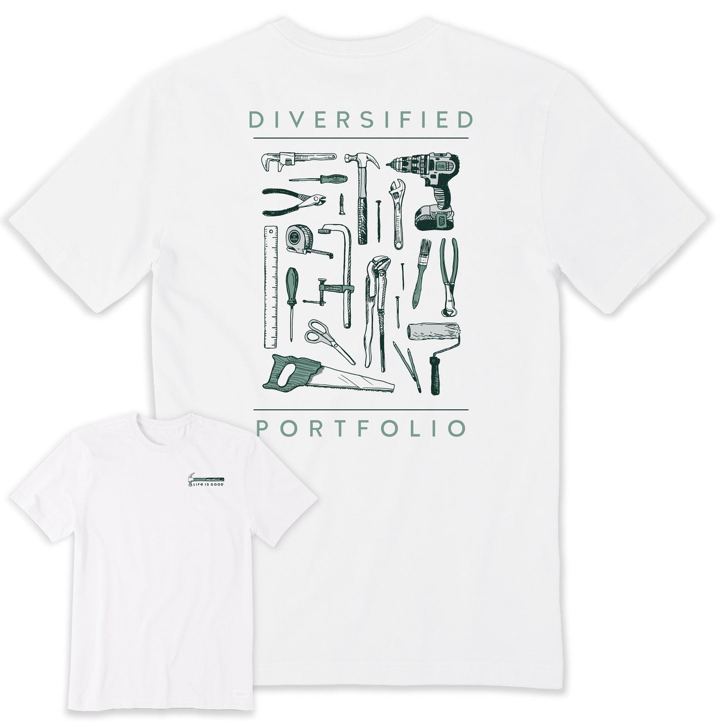 Men's Diversified Portfolio Tools Short Sleeve Crusher-LITE Tee