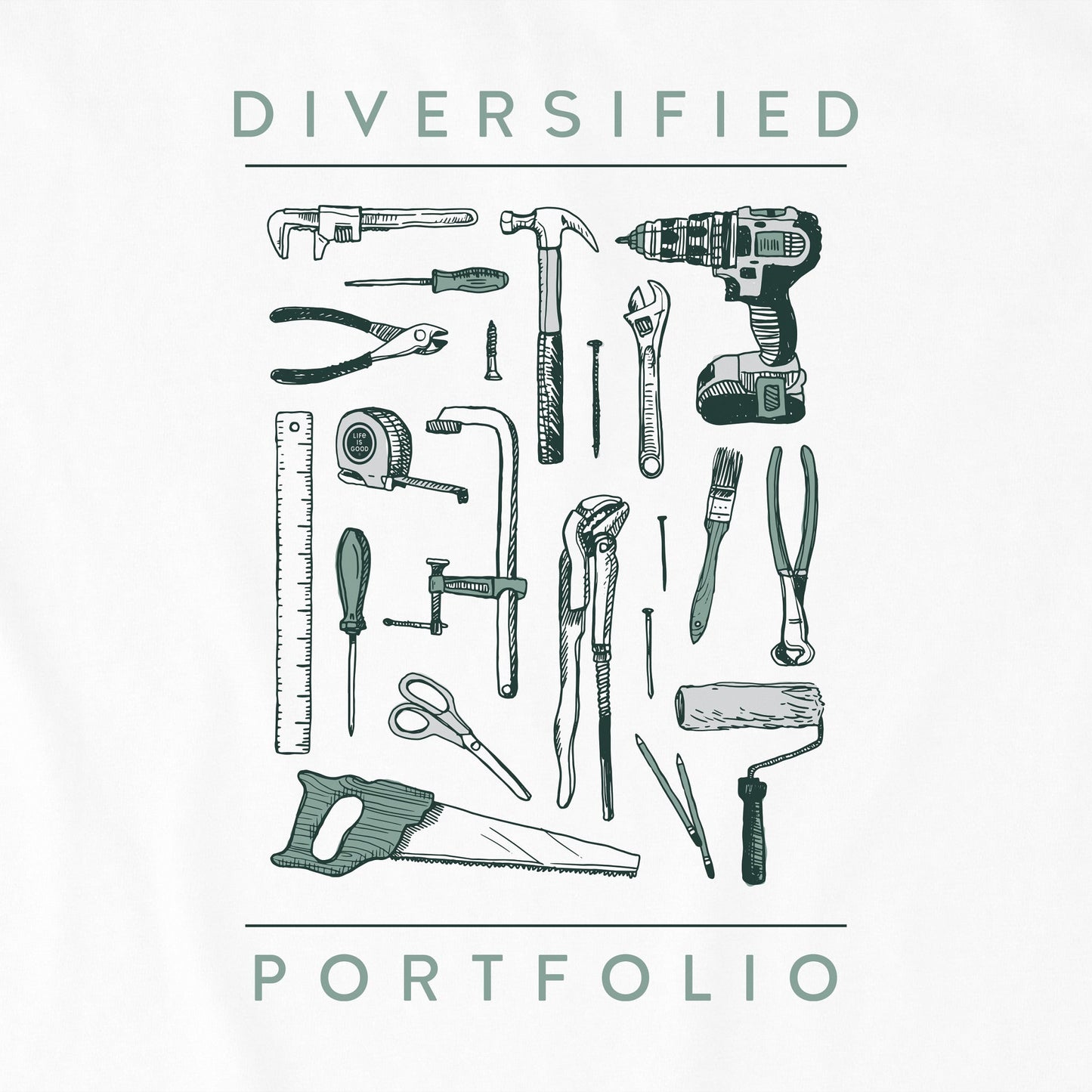 Men's Diversified Portfolio Tools Short Sleeve Crusher-LITE Tee