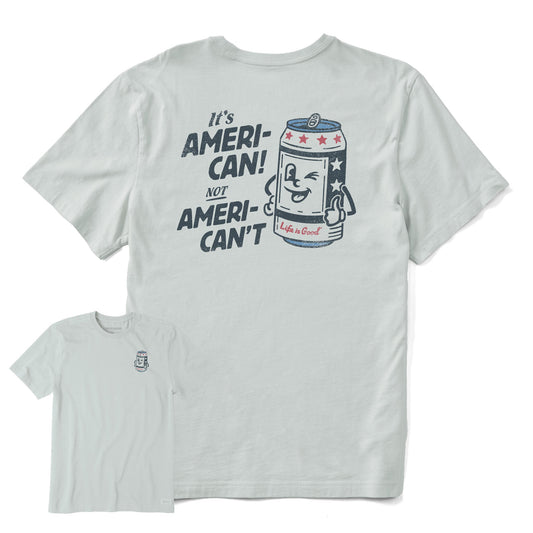 Men's Ameri-Can Short Sleeve Crusher-LITE Tee