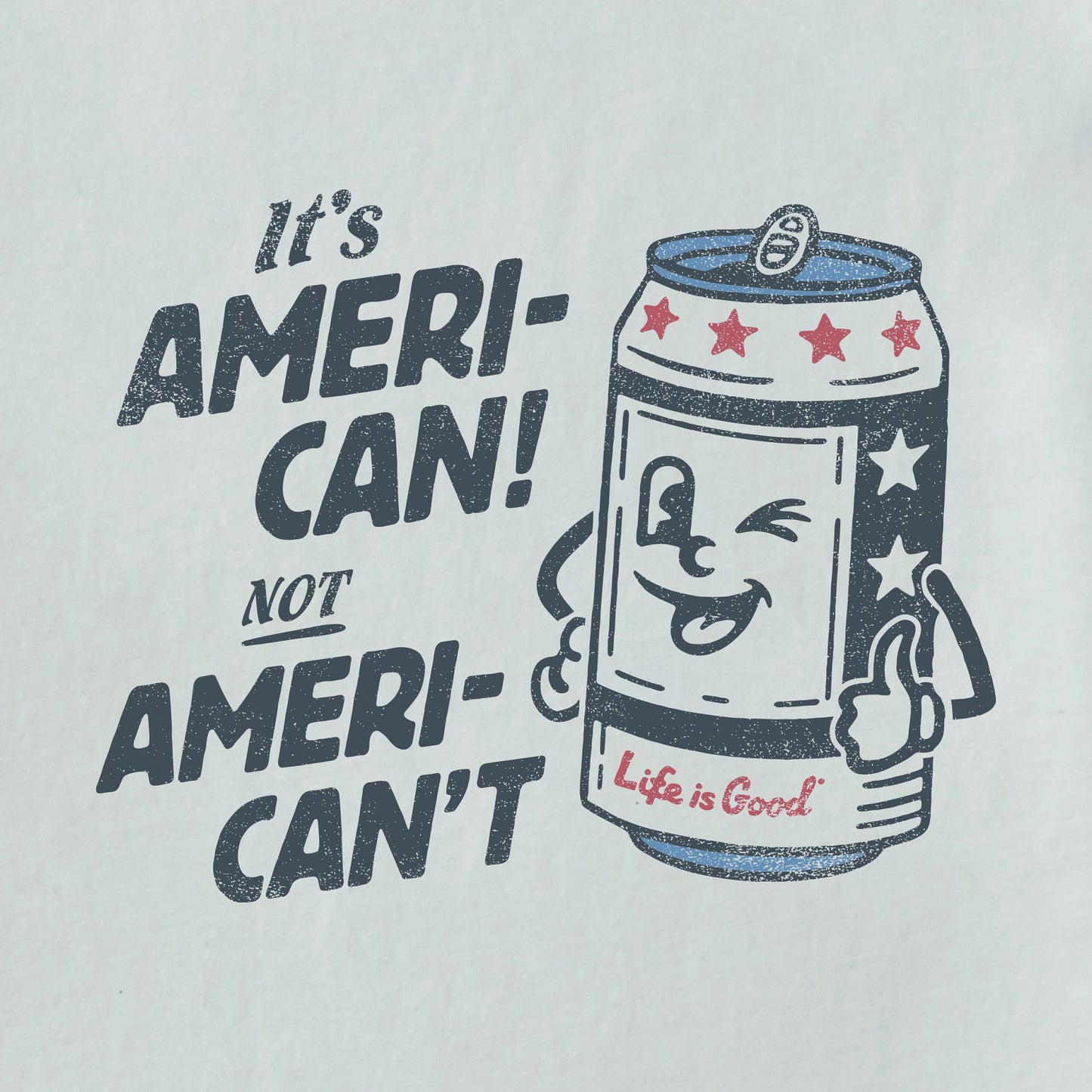 Men's Ameri-Can Short Sleeve Crusher-LITE Tee