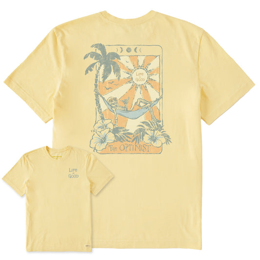 Men's Optimist Tarot Card Short Sleeve Crusher-LITE Tee