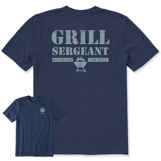 Men's Wordsmith Grill Sergeant Short Sleeve Crusher-LITE Tee