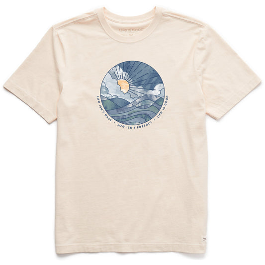 Men's Life Isn't Easy Sun & Waves Short Sleeve  Tee
