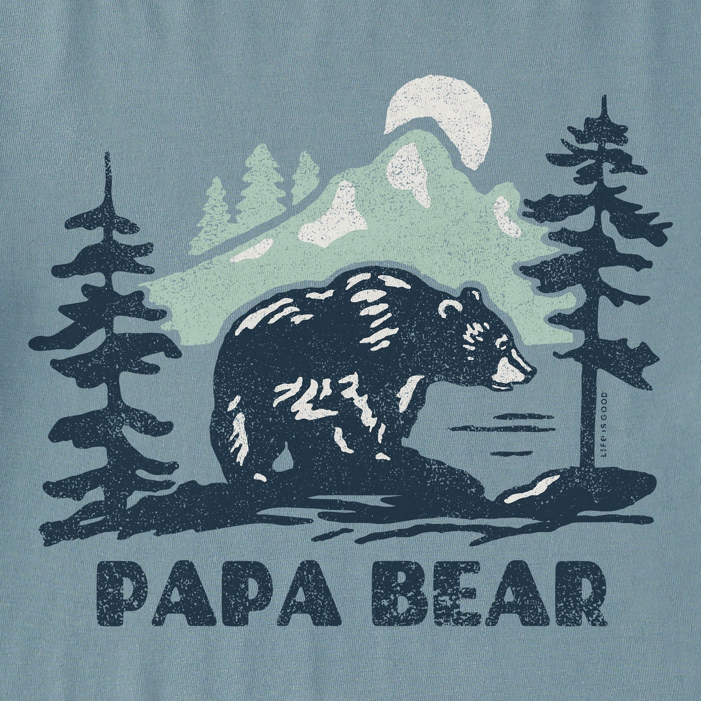 Men's Papa Bear Mountains Short Sleeve Tee