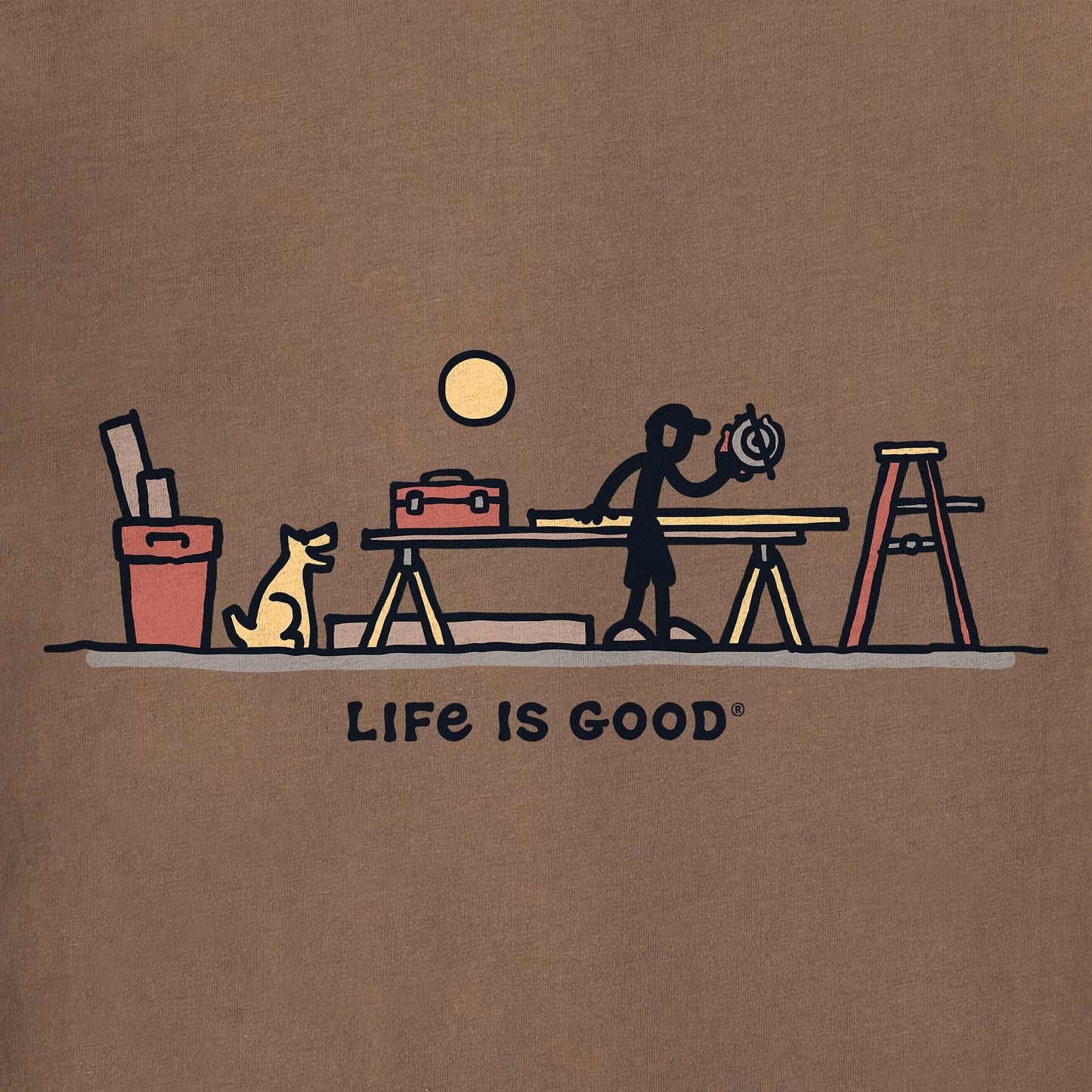 Men's Rocket & Jake Woodwork Vista Short Sleeve Tee