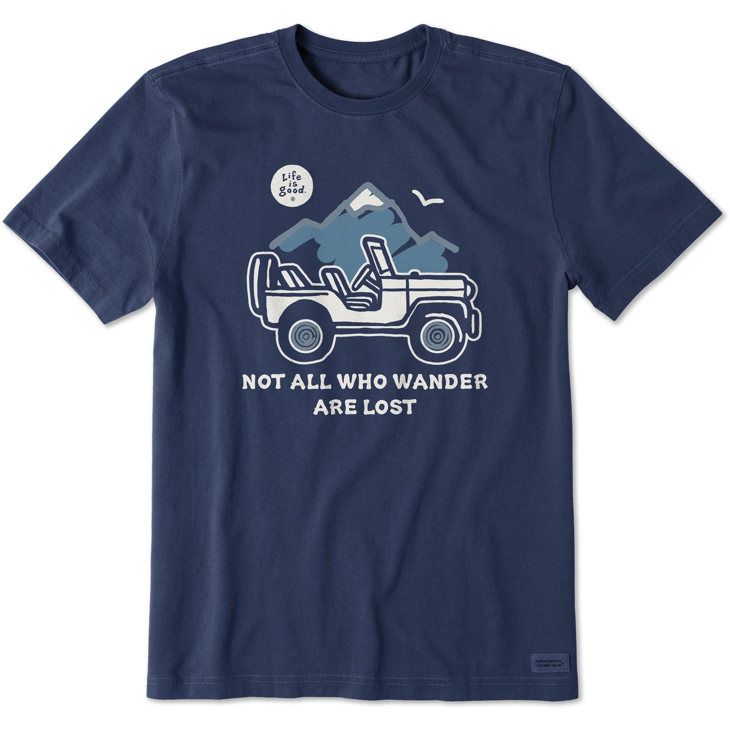 Men's Not All Who Wander Are Lost Vehicle Short Sleeve Tee