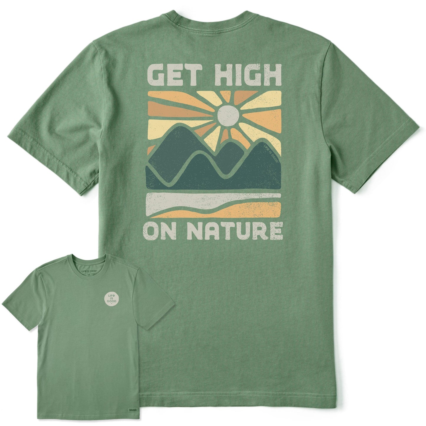 Men's Get High on Nature Short Sleeve Crusher-LITE Tee