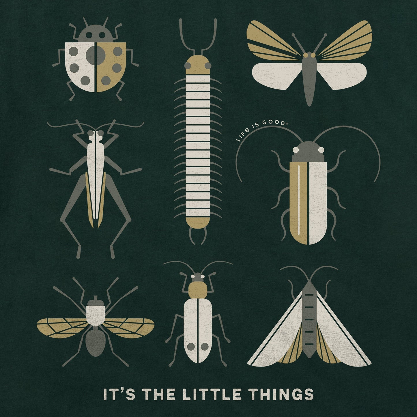 Men's It's the Little Things Bugs Short Sleeve Tee