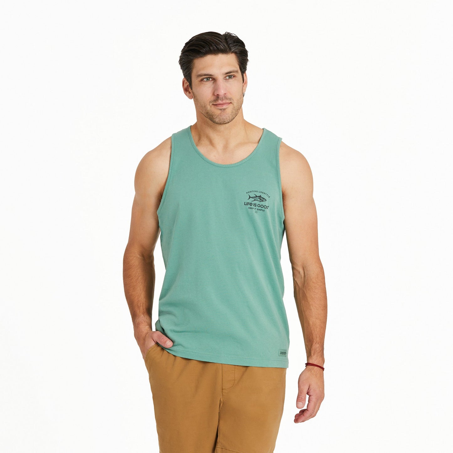 Men's Positive Lifestyle Tuna Fish Crusher-LITE Tank