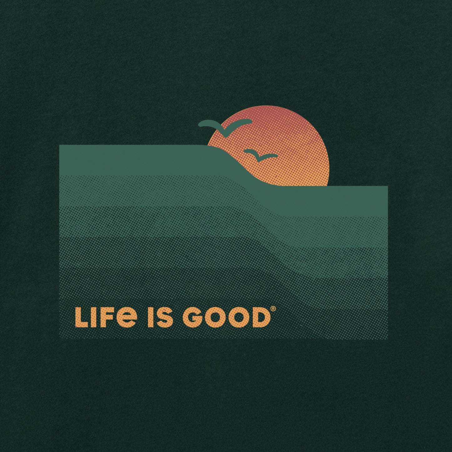 Men's Wavy Sunset Crusher-LITE Tank