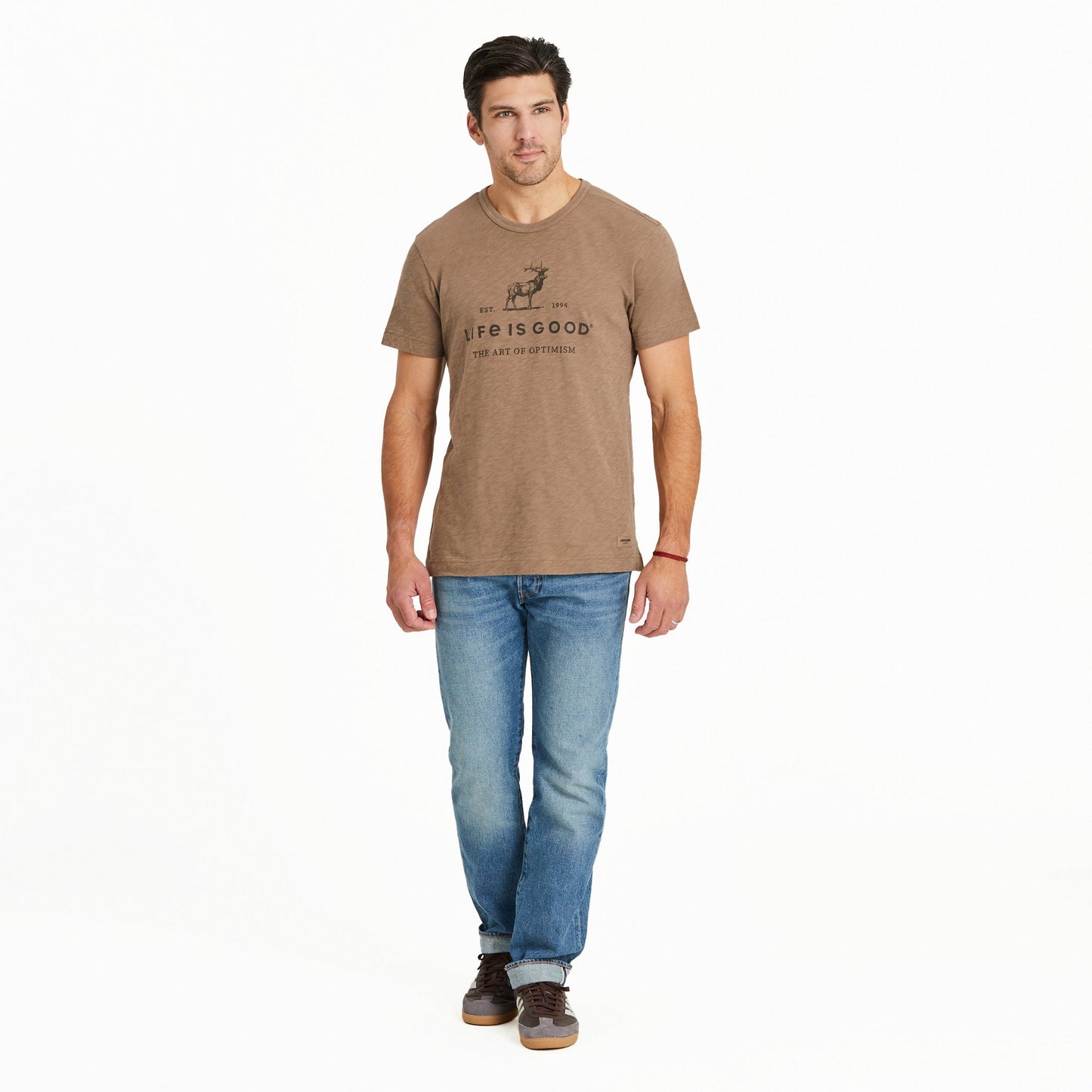 Men's Art of Optimism Buck Slub Slim Fit Tee