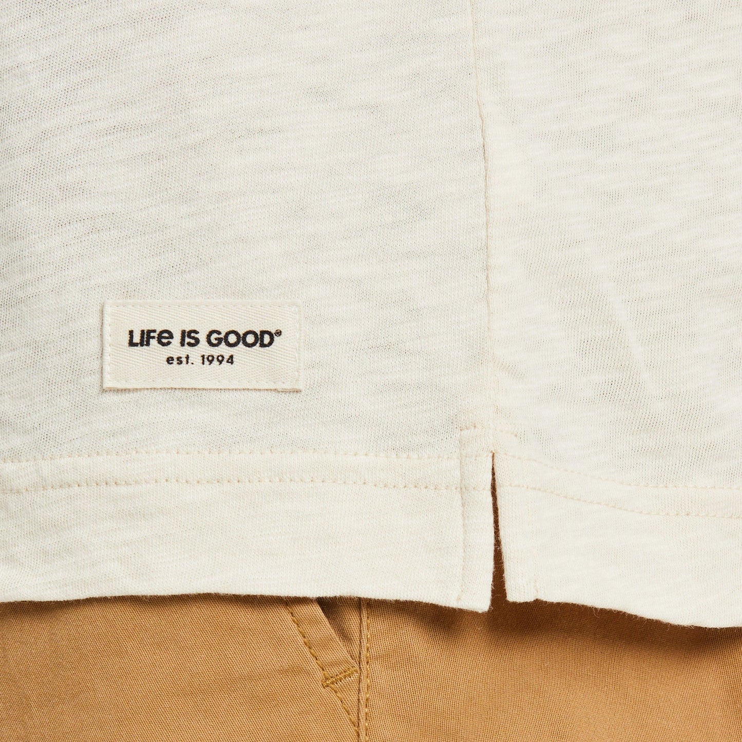 Men's Life isn't Easy Palms Slub Slim Fit Tee