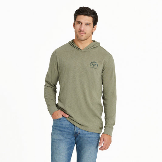 Men's Crafty '94 Mallard Long Sleeve Slub Hoodie