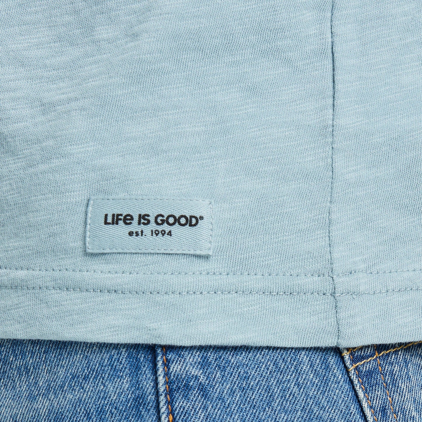 Men's Art of Optimism Truck w Guitar Long Sleeve Slub Hoodie