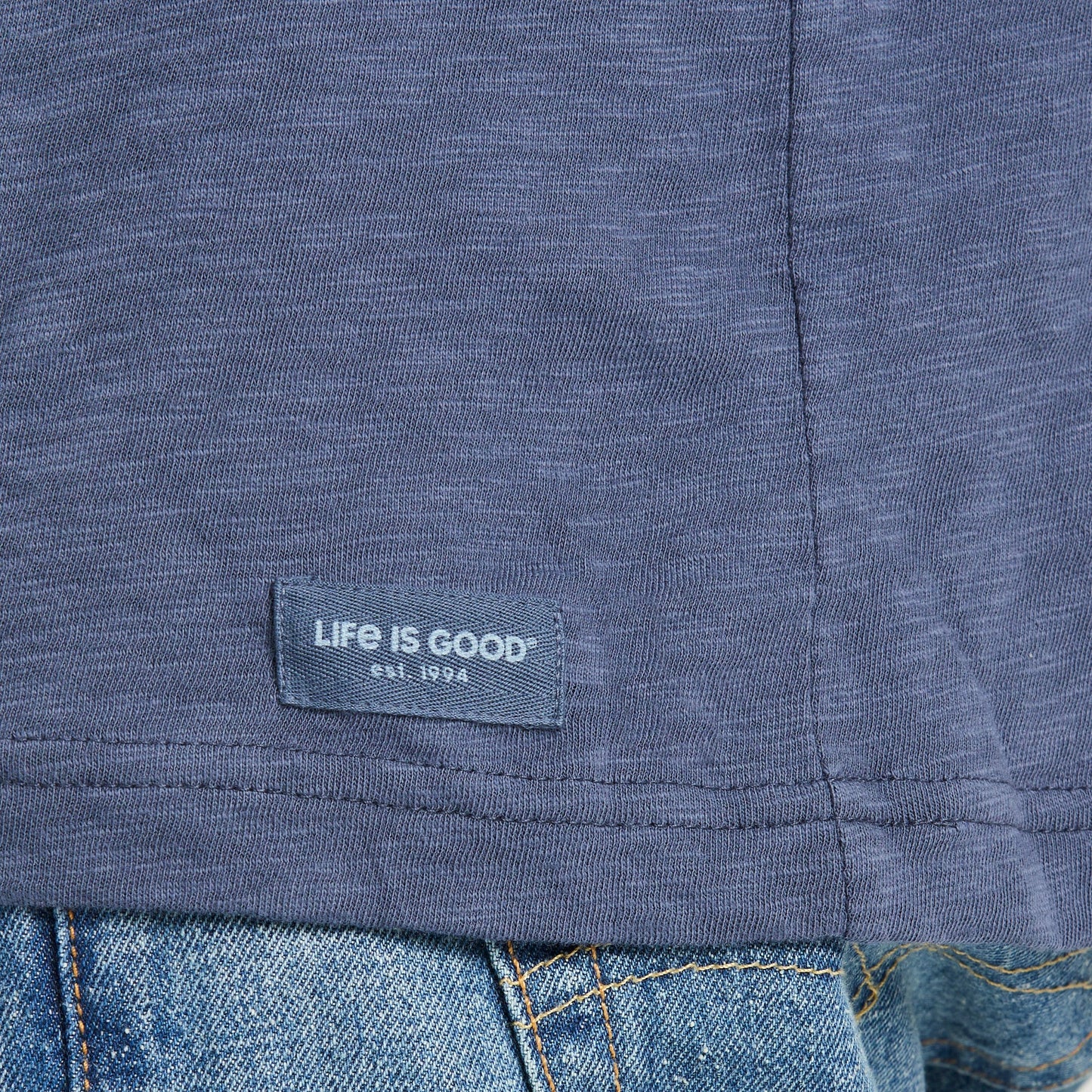 Men's Landscape Mountain Scene Long Sleeve Slub Hoodie