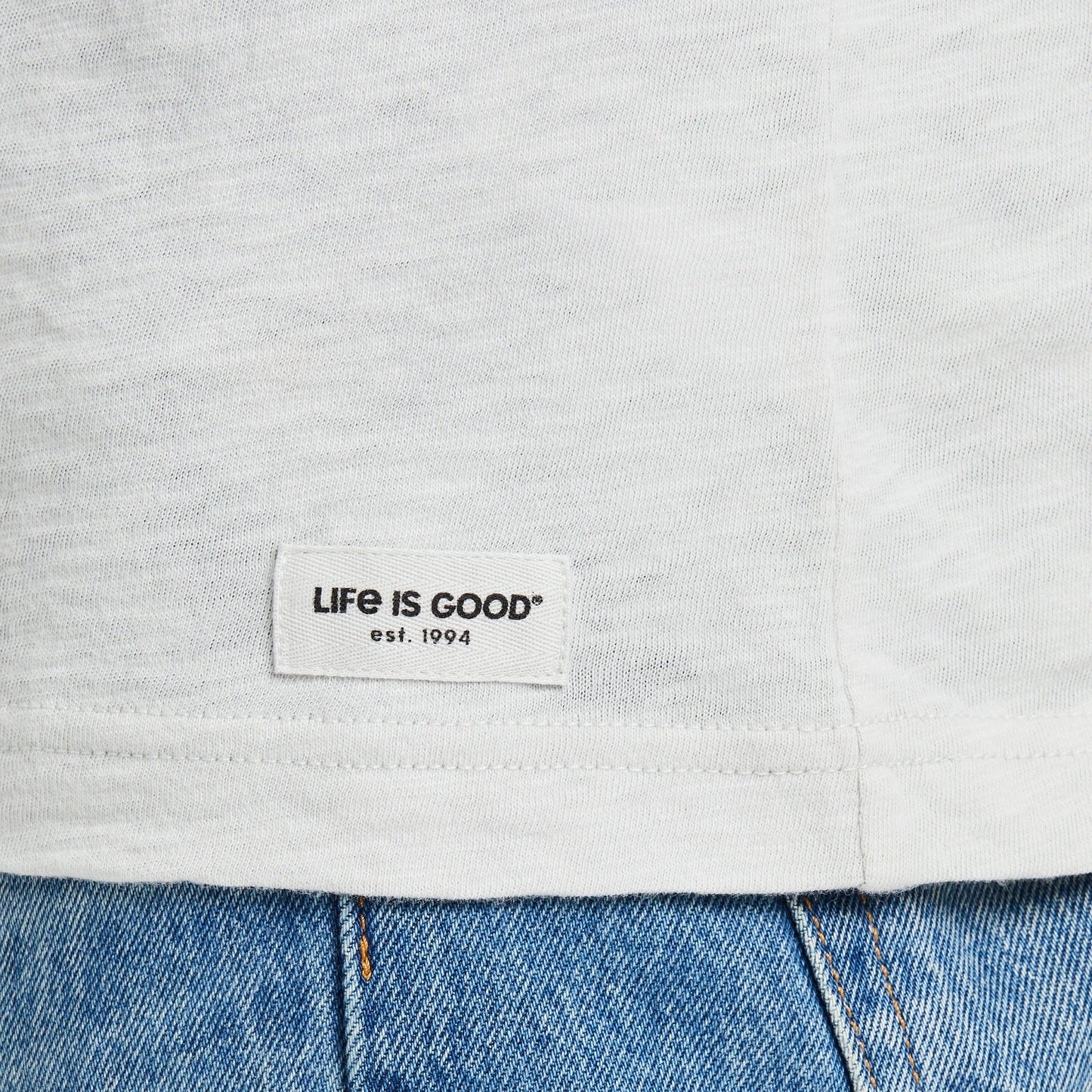 Men's Positive Lifestyle Tuna Fish Long Sleeve Slub Hoodie