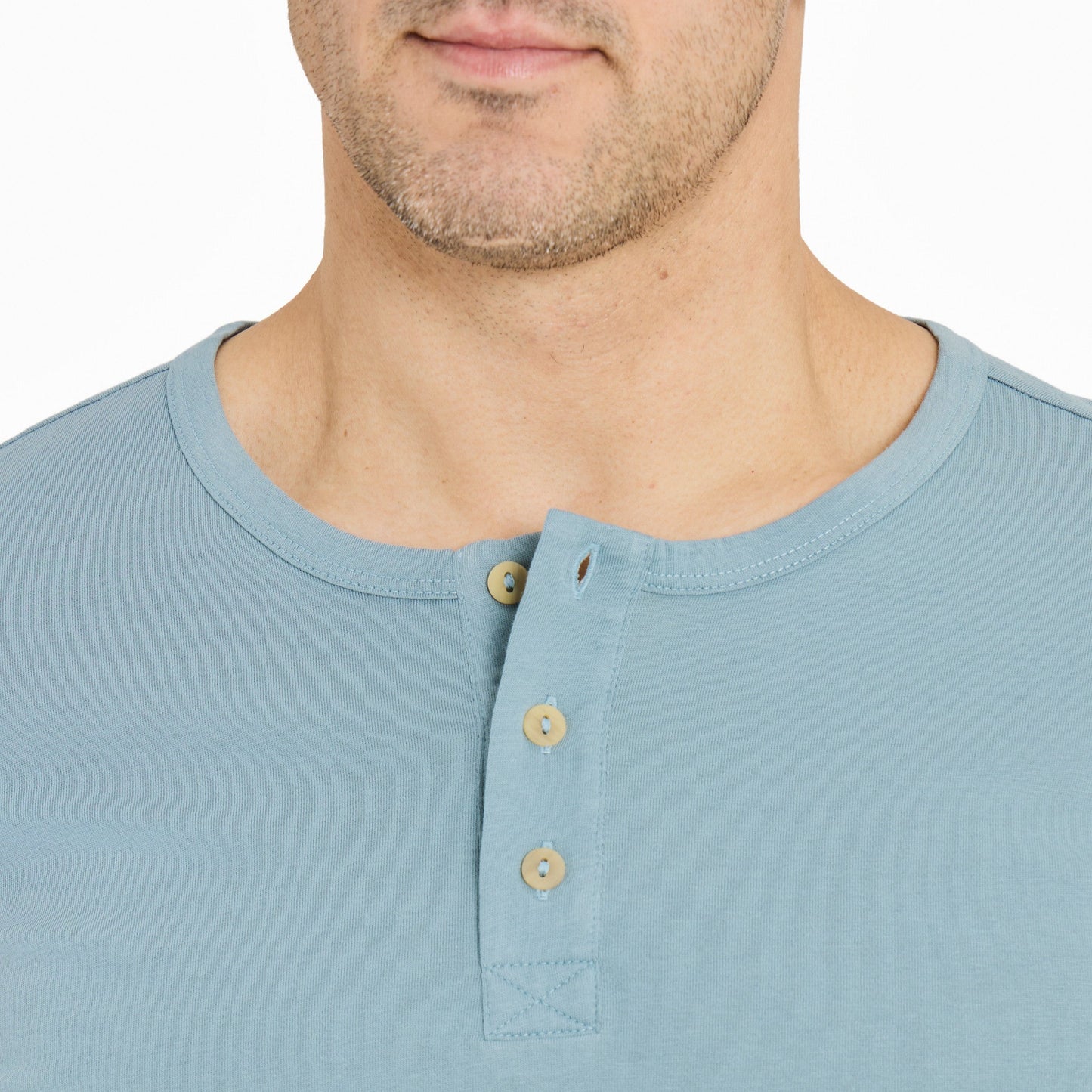 Men's Solid Long Sleeve Crusher-LITE Slim Fit Henley