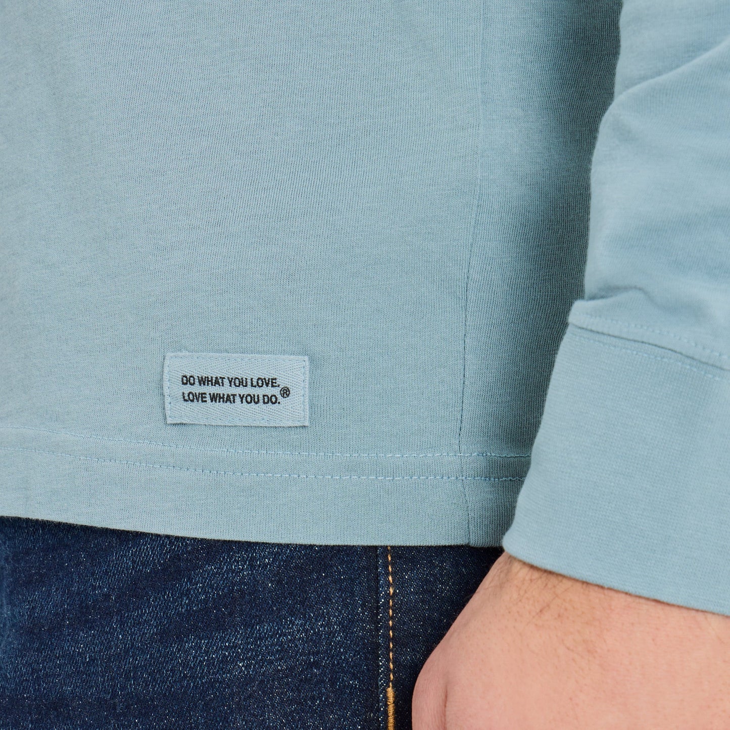 Men's Solid Long Sleeve Crusher-LITE Slim Fit Henley