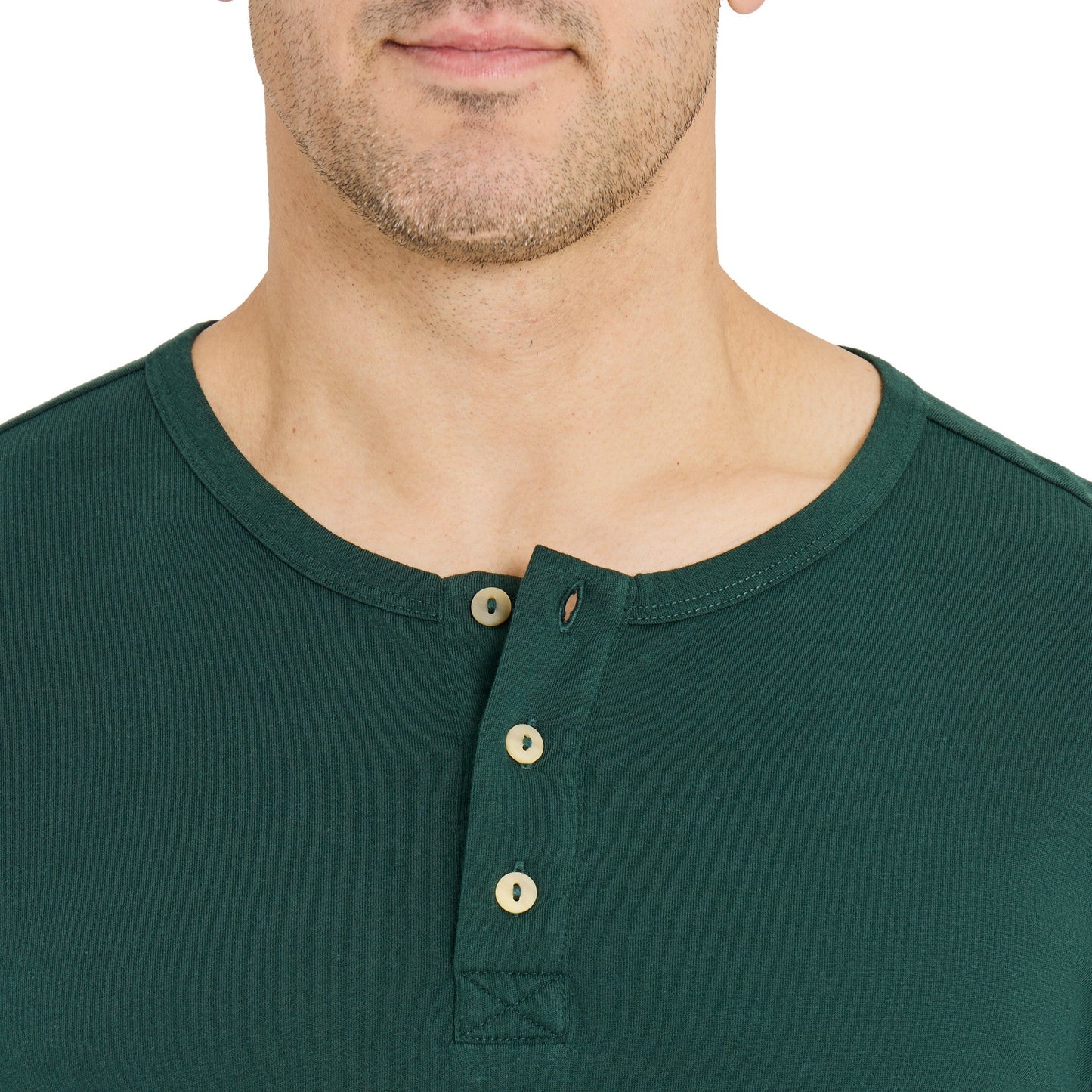 Men's Solid Long Sleeve Crusher-LITE Slim Fit Henley