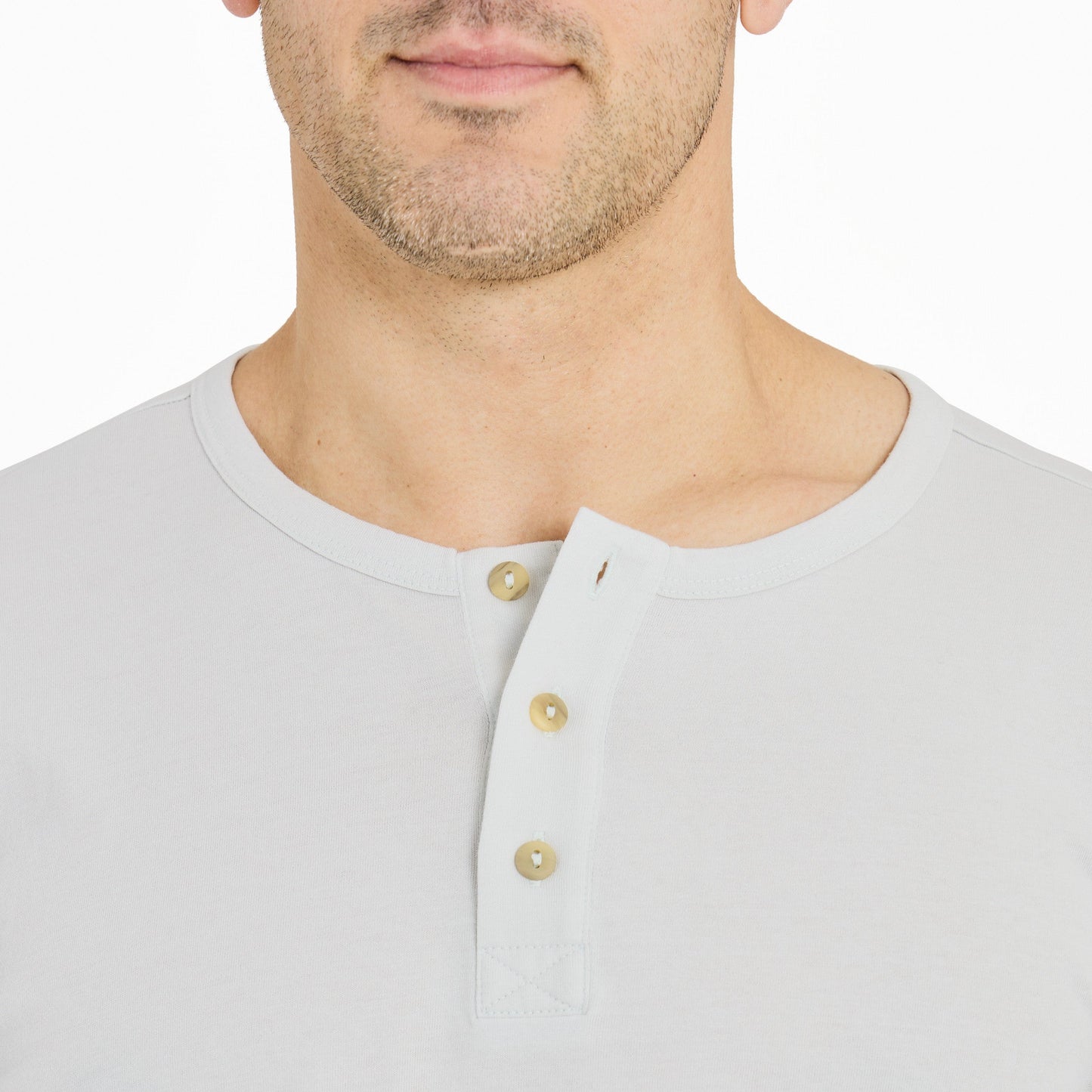 Men's Solid Long Sleeve Crusher-LITE Slim Fit Henley