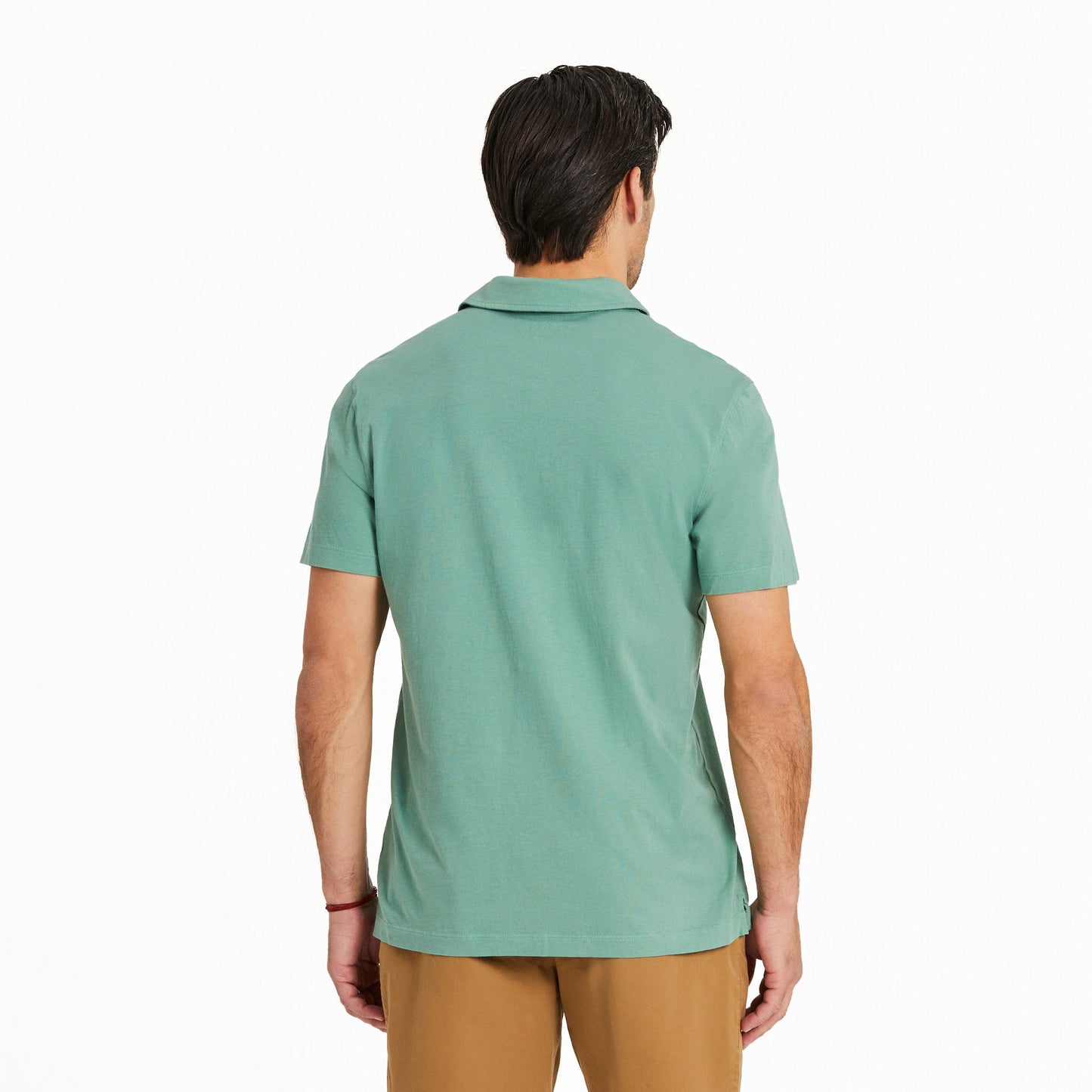 Men's Simple Forest Short Sleeve Crusher-LITE Polo