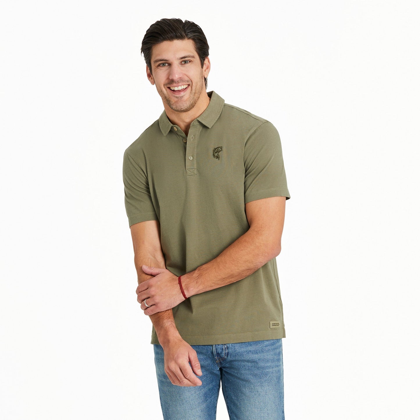 Men's Bass Short Sleeve Crusher-LITE Polo