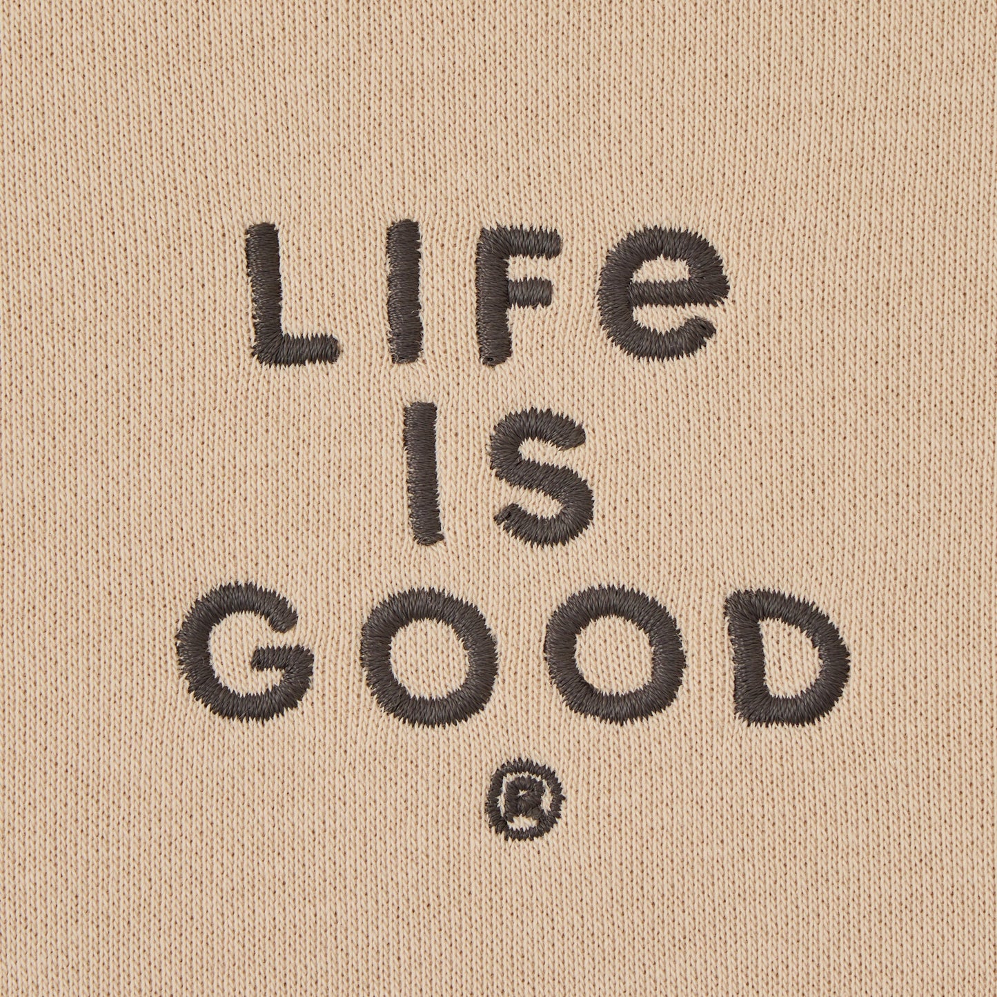 Men's Crafty LIG Stacked Good Vibes Fleece Zip Hoodie