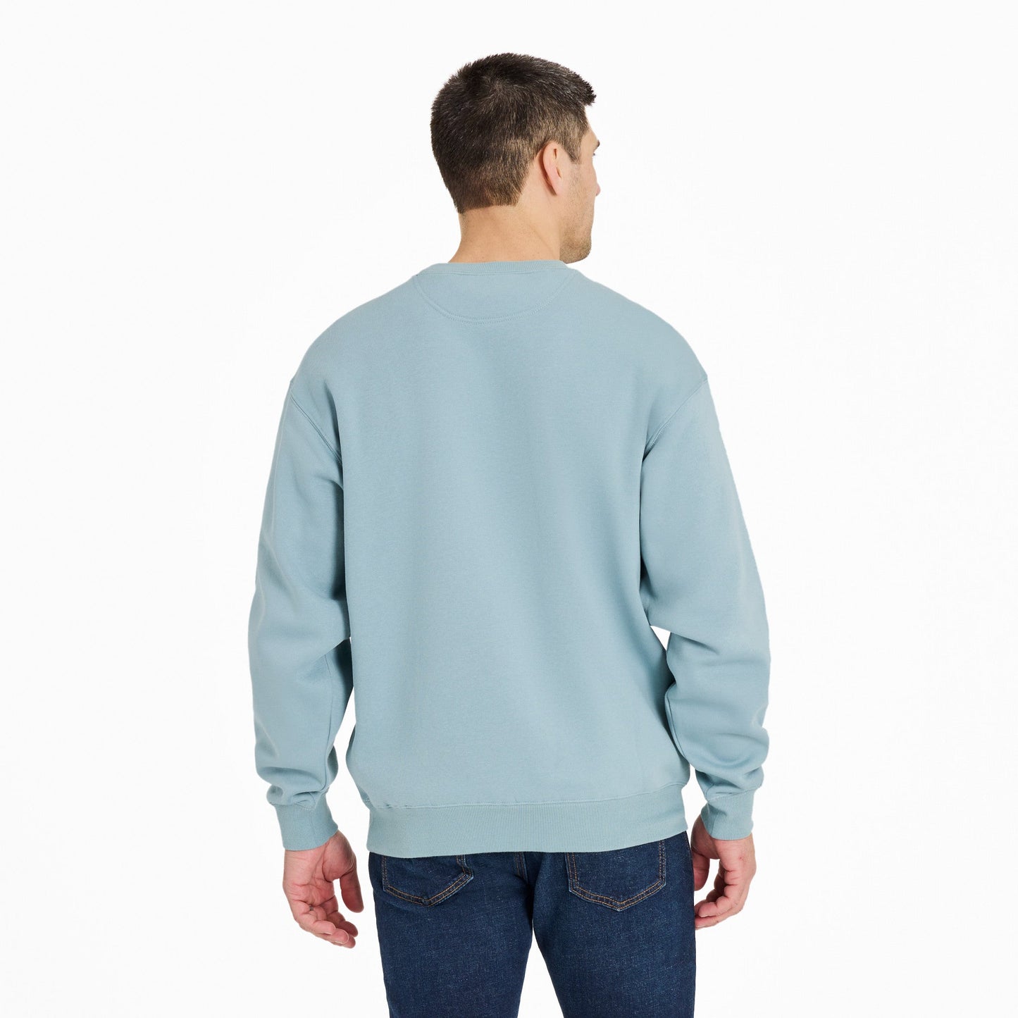 Men's Tonal LIG Ballyard Script Good Vibes Fleece Crew