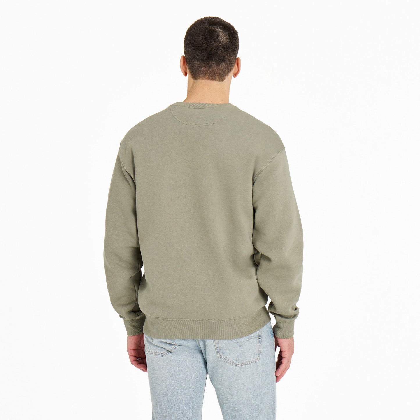 Men's Tonal LIG Ballyard Script Good Vibes Fleece Crew