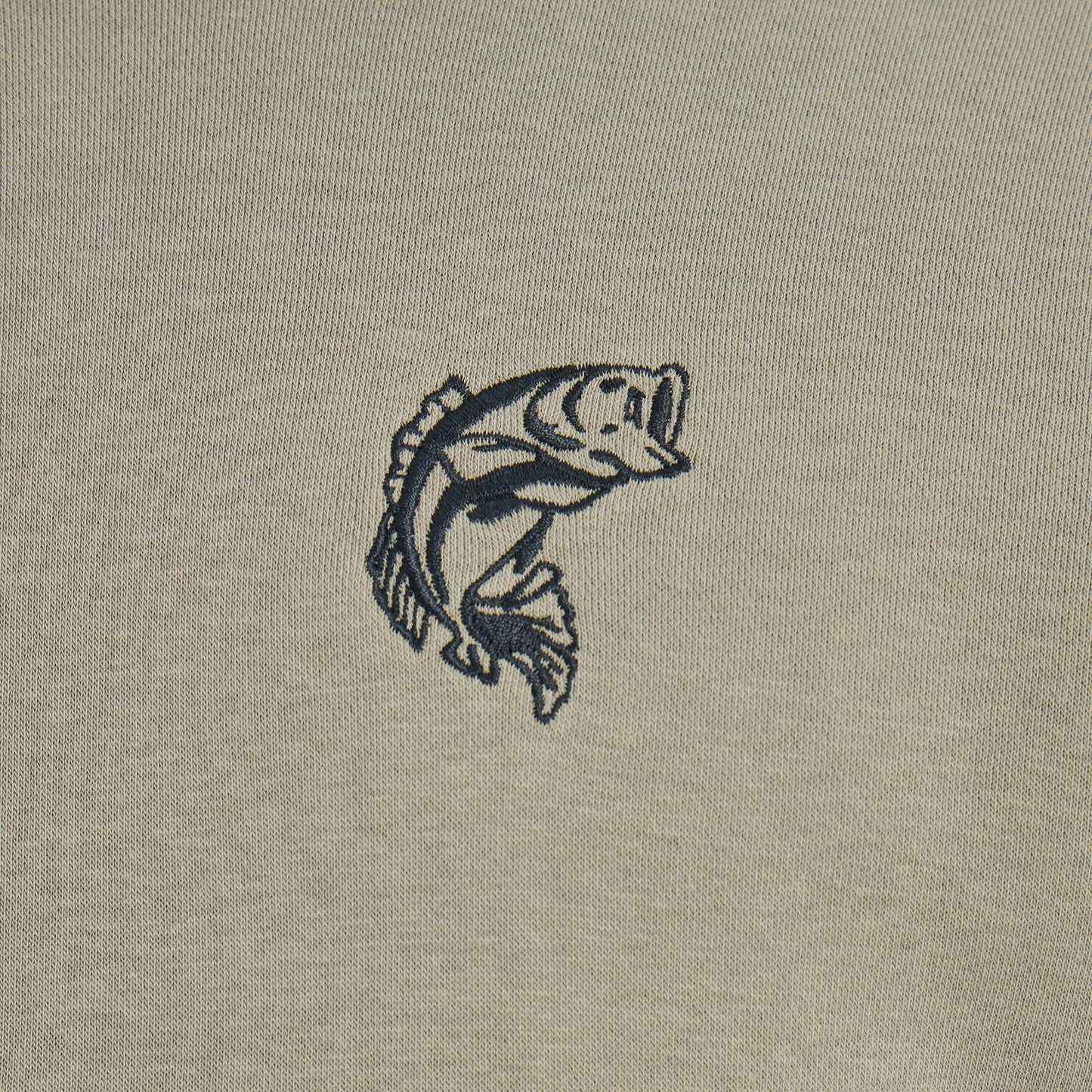 Men's Simple Fish Good Vibes Fleece Hoodie